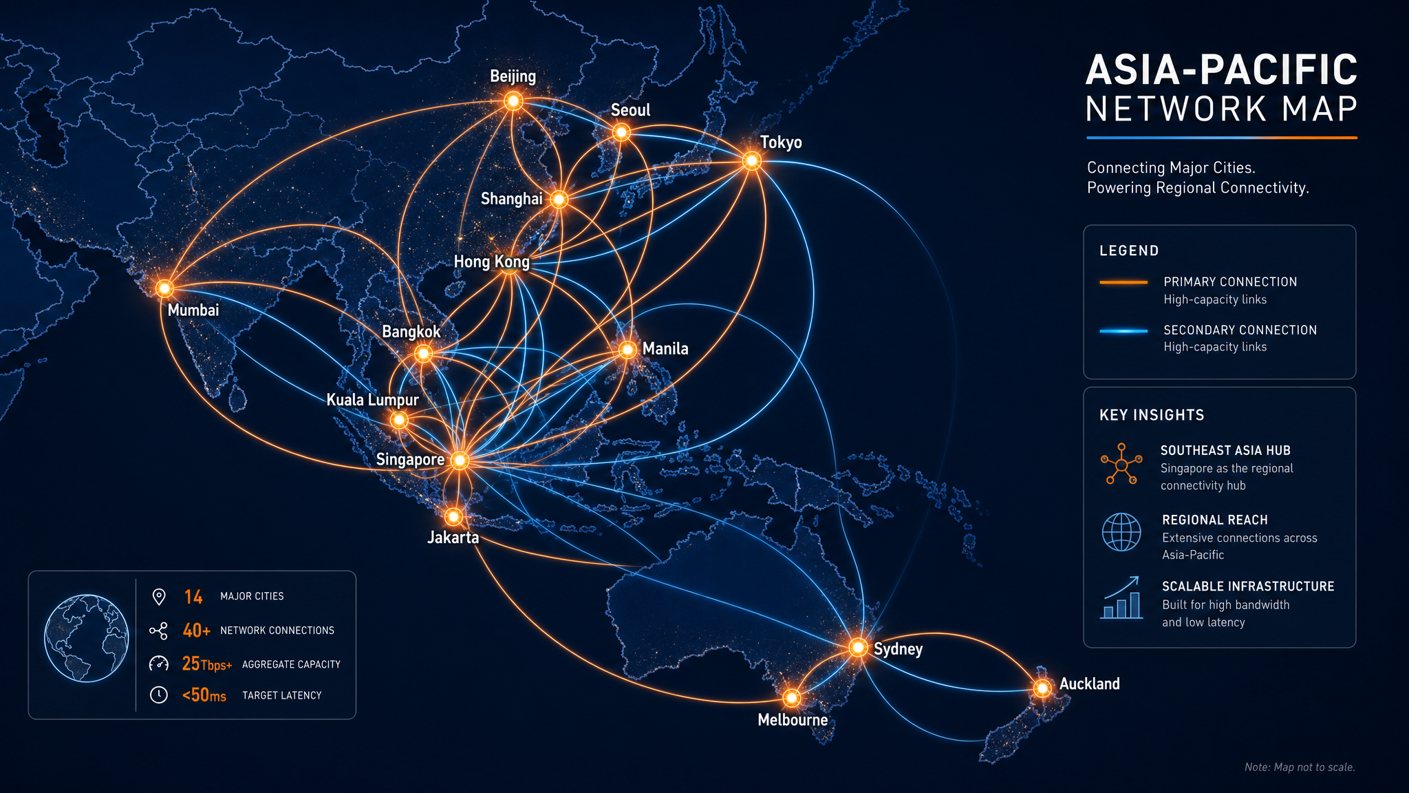 StarCloud APAC regional network map